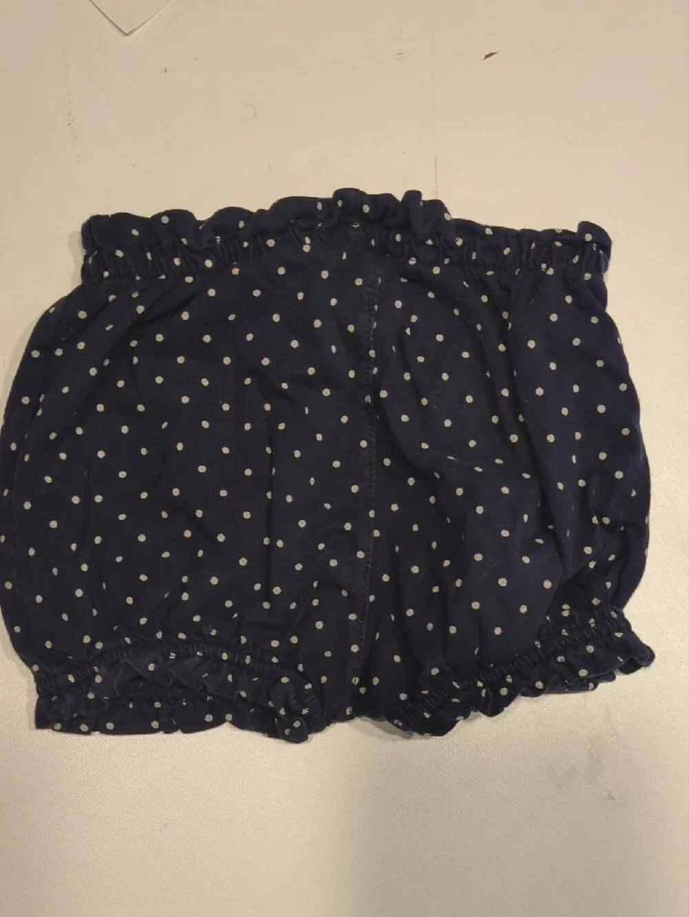 GAP 3-Pack Baby Bloomers - Navy Polka Dot, Chambray Blue & Coral
